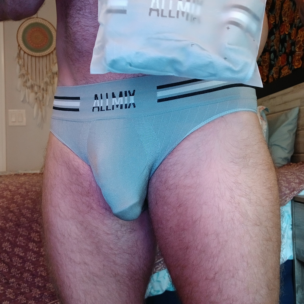 NWT Men's Gray Athletic Briefs